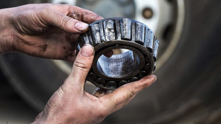 an old wheel bearing